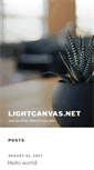 Mobile Screenshot of lightcanvas.net